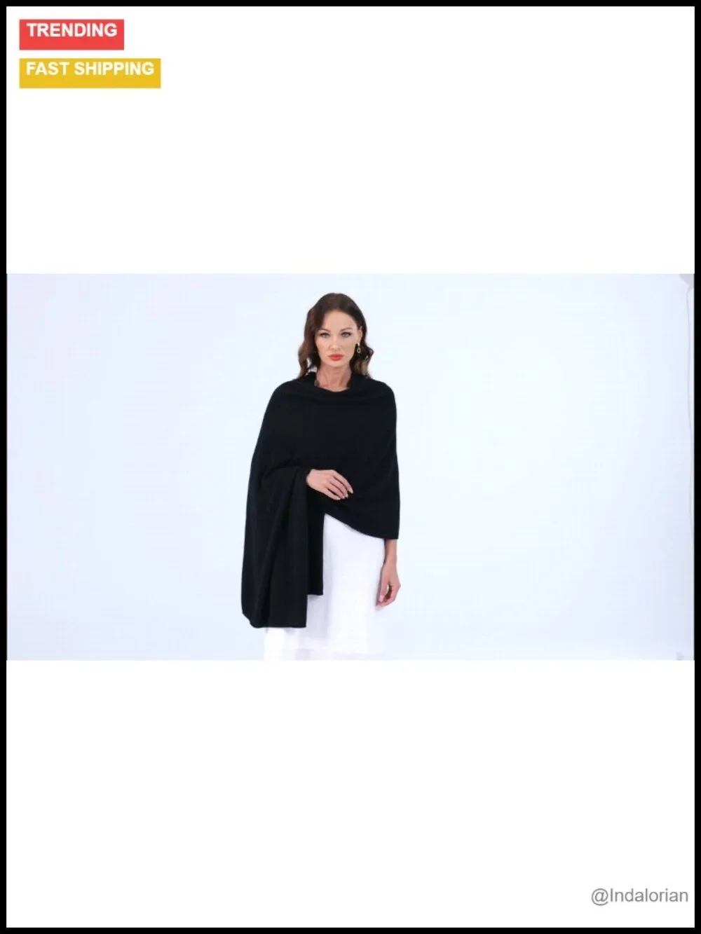 100% Cashmere Extra Large Wrap Shawl Pashmina Stole for Women Travel